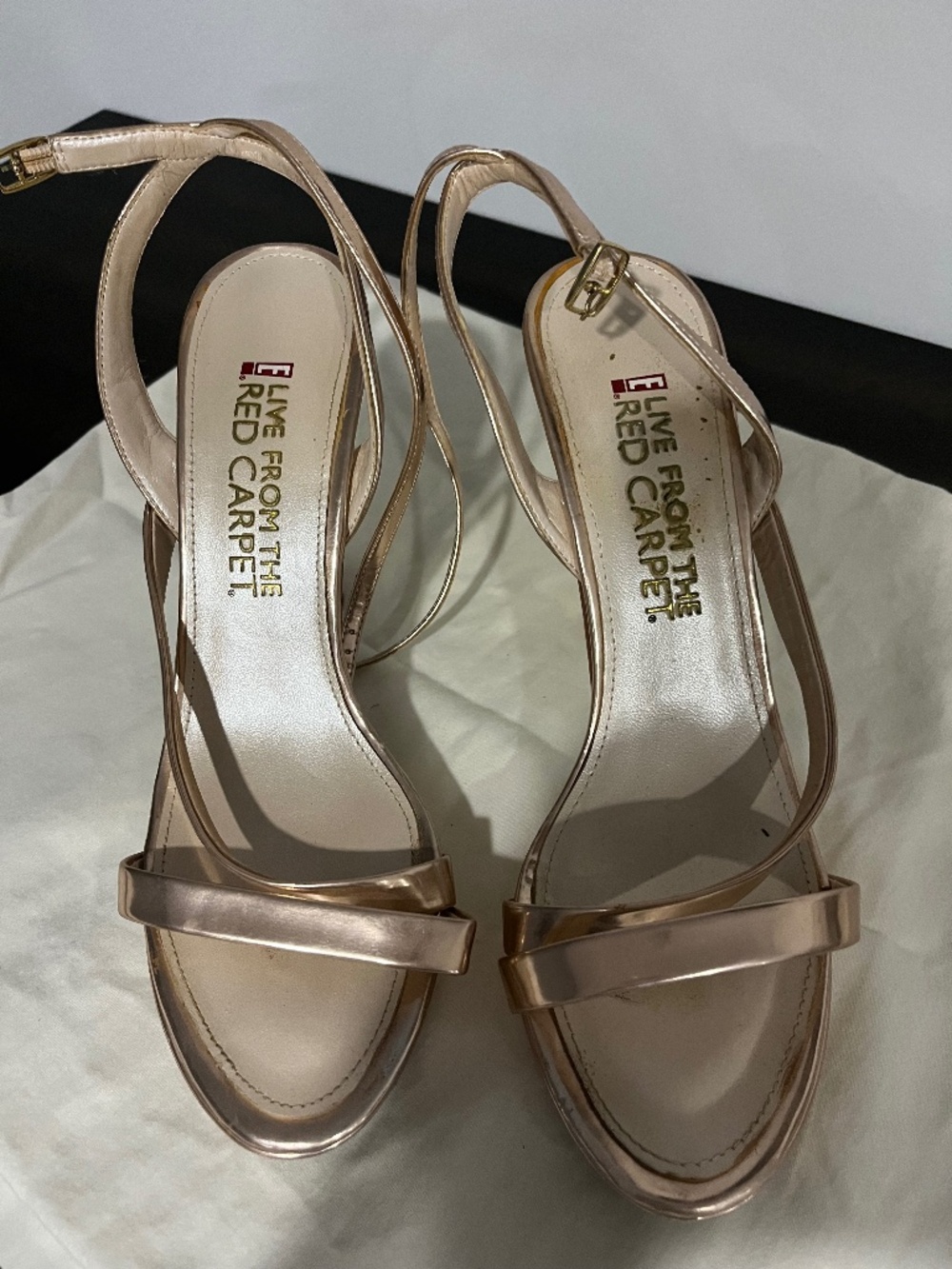 Strappy heels